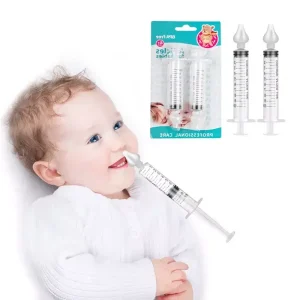 1 2Pcs Baby Nose Clean Needle Tube Nasal Aspirator Baby Care Nasal Aspirator Cleaner Rhinitis Washer Baby Nose Cleaner
