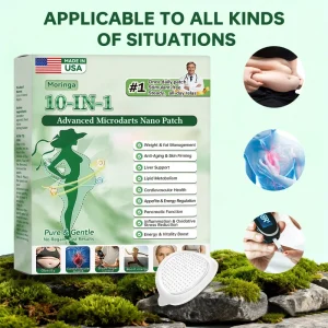 10 in 1 Nano Microneedle Body Care Patches for Weight Management Slimming Liver Support Daily Care Portable Use Face Body