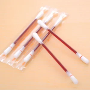 100% Cotton Swabs Individually Wrapped Double Tipped Paper Sticks for Ear Make up 30 Count White Round Earpick End
