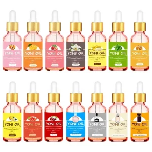 100% Natural Herbal Yoni Essential Oil for Removes Odor Enhances Pleasure with Mint Rose and Different Flavors