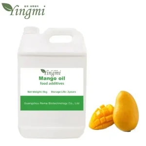 100% Natural Organic Cold Pressed Mango Oil Carrier Oil for Hair Care Body Massage Skin Care with Tobacco & Industrial Flavors