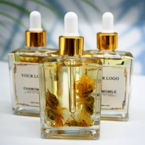 100% Natural Private Label Chamomile Body Massage Oil Scented Body Oil for Skin Glow