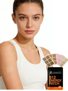 100% Natural Vitamin Patches for Women CE Certified Self Adhesive Transparent Energy Focus Support Immune Patches