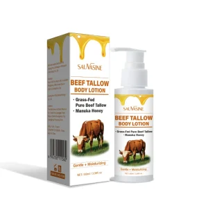 100% Organic Honey & Beef Tallow Body Cream Lotion OEM