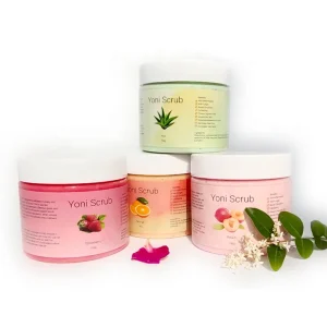 100% Organic Natural Herbs Yoni Scrub Vaginal Whitening Body Salt Scrub Daily Care Feminine Hygiene Customized