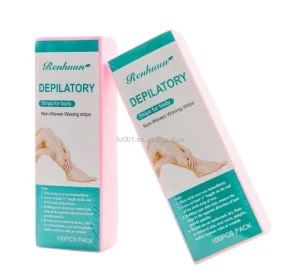 100% Polyester Disposable Non Woven Depilatory Wax Strip Wax Paper for Hair Removal