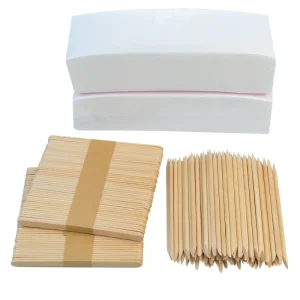 100% Polyester Disposable White Non Woven Fabric Wax Strips 70gsm Customizable Size for Body Hair Removal Depilatory Wax Paper