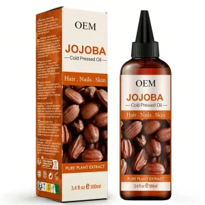 100% Pure Cold Pressed Jojoba Oil for Face Hair Nails and Skin Natural Body Facial Moisturizer Multi Purpose Base Carrier Oil