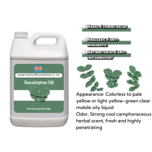 100% Pure Eucalyptus Essential Oil Natural Ingredients Steam Distilled Aromatherapy Beauty