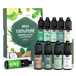 100% Pure Fresh Message Fragrance Oil Long-lasting Eco-Friendly Aromatic 10ml Essential Oils for Home Office Use