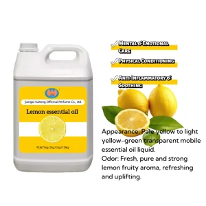 100% Pure Lemon Essential Oil Fresh Moisturizing for All Skin Types & Hair Care OEM Bulk Price