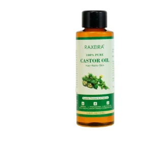 100% Pure Natural Black Castor Oil Cold Pressed Carrier Oil Strengthen Growth and Repair Hair Care