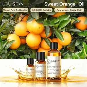 100% Pure Natural Organic Sweet Orange Peel Essential Oil for Perfume Skin Care Massage Aromatherapy Top Grade OEM ODM Available