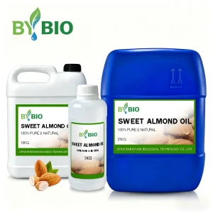 100% Pure Natural Sweet Almond Oil Cold Pressed Carrier Oil for Hair Body Massage