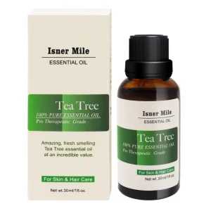 100% Pure Tea Tree Essential Oil Organic Natural Oil for Face Hair Skin Premium Grade for Diffuser Aromatherapy