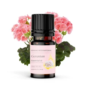 100% Pure and Natural Geranium Essential Oil for Aromatherapy Use Skin Care