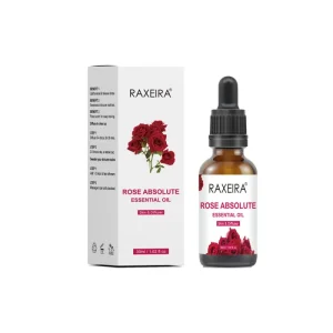 100% Pure and Natural Premium Grade Rose Essential Oil for Face & Body Rejuvenates Skin Reduces Fine Lines & Wrinkles
