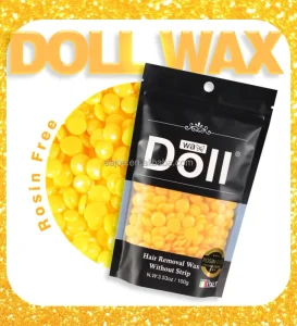 100g 1000g Rosin Free Beeswax Hard Wax Beans Low Temperature Depilatory Wax for Face & Body Hair Removal