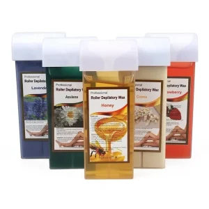 100g Hair Removal Wax Cartridge Honey Hot Depilatory Transparent Wax Cream Natural Body Hair Remover Heating Roller Wax