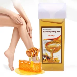 100g Hair Removal Wax Hot Depilatory Cream Cartridge Beeswax Warmer Waxing Aloe Rose Hair Removal for Women Men Waxing