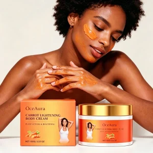 100g Natural Body Care Lightening Body Lotion Firming Brightening Moisturizer Carrot Lightening Body Lotion Cream