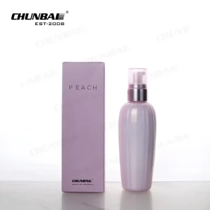 100ml 150ml 200ml 250ml Custom Pink Empty Skin Care Packaging Set Cosmetic Face Cream Body Plastic Lotion Pump Bottle