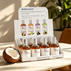 100ml Fruits Coconut Perfume Fresh Scent Long Lasting Body Mist for Women Daily Use