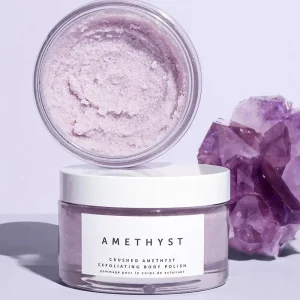 100ml Organic Lavender Salt Exfoliating Cream Vegan Deep Cleansing Moisturizing Face Body Skin Care for Daily Use