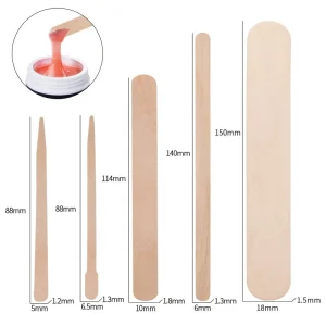 100pcs bag Depilatory Hair Removal Wooden Waxing Spatula Sticks Disposable Polished Wooden Care Applicator Hair Wax Sticks
