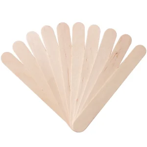 100pcs bag Hair Removal Wax Strip Tool Professional Large Wax Spatula Waxing Wood Body Hair Removal Sticks Applicator Spatula