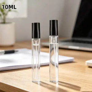 10ml Empty Perfume Glass Misting Spray Vials Sample Mini Mist Spray Bottles for Essential Oil Packaging
