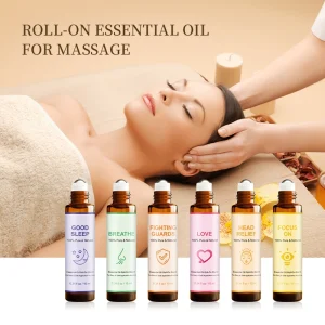 10ml Focus Roll on Bottle Essential Oils for Sleep Headaches