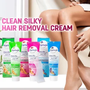 110g Herbal Moisturizing Hair Removal Cream Painless Gentle Silky Depilatory for Legs Lotus Flower