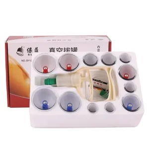 12 Cups Cupping Device Chinese Medical Vacuum Hijama Cupping Kit Physical Therapy Massager Body Cupping Set
