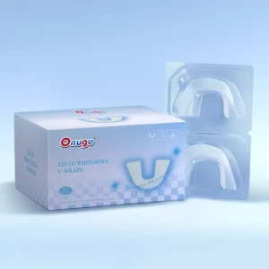12000 Square Flexible Teeth Whitening U Wraps Non Peroxide Strips