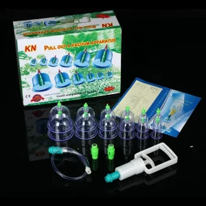 12pcs Cupping Therapy Set Vacuum Suction Cup Pump Device Health Care Body Massager Kit Cupping Tools
