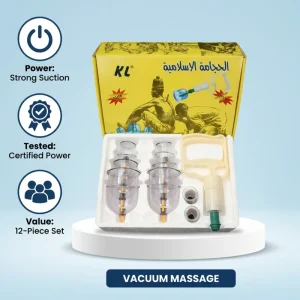 12pcs Hijama Cupping Set Plastic Cupping Massage Vacuum Cupping Set Pain Relief