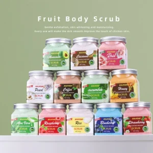 14 Organic Body Scrubs Long Lasting Fragrance Cream Exfoliating Keratosis Removal Dead Skin Cleansing for Adults Cross Border