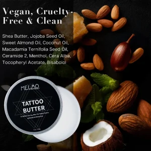150g Non-toxic All Natural Ingredients Tattoo Aftercare Balm Shea Butter Honey Moisturizing Balm Brightens Ink Tattoo Aftercare