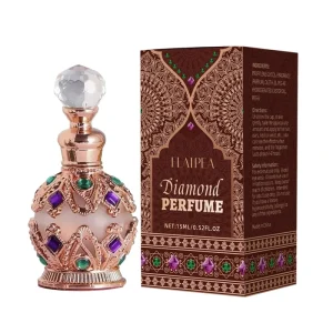 15ML Perfumes Arabes Originales Perfume Woman Charming Rose Jasmine and Vanilla Floral Scents Long lasting Pheromone Fragrance