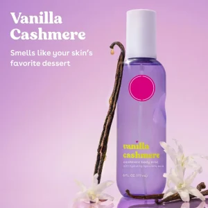 177ml Hydrating Hyaluronic Acid Long Lasting Fragrance Body O Body S Spray Vanilla Cashmere Scent Body Mist Spray
