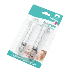2 Pcs Baby Nose Clean Needle Tube Infant Baby Care Nasal Aspirator Cleaner 10ML Baby Rhinitis Nasal Washer