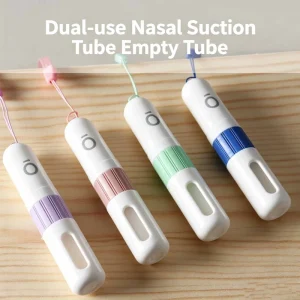 2-in-1 Essential Oil Nasal Drops Roll-On Custom Plastic PP Tube Packaging Dual-Purpose 5ml Refillable Screw Cap Empty Bottle