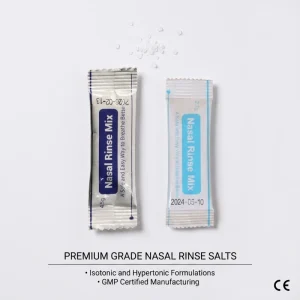 2.7g 4.5g Saline Nasal Wash Salt Packets for Neti Pot Nasal Irrigator Sinus Rinse Salt Professional Medical Salt Factory OEM