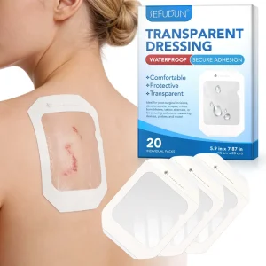 20 Packs 15cm*20cm Waterproof Bandages Adhesive Patches Transparent Film Dressing for Wound Care and Tattoo Aftercare
