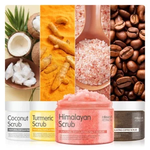200g/7oz Vegan Exfoliating Deep Cleansing Pink Dead Sea Salt Body Scrub Bulk You Logo