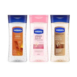 200ml Body Gel Oil Set with Vitamin E and Cocoa Butter for Moisturizing and Massage Care