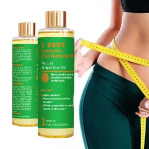 200ml Flat Burning Body Oil Custom OEM ODM Private Label Skin Care Massage Oil for Body Use