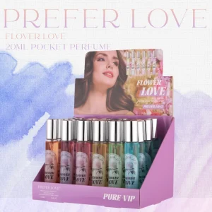 20ml Mini Pen Perfume 6 Fragrances Mixed Women’s Daily Travel Size Body Mist
