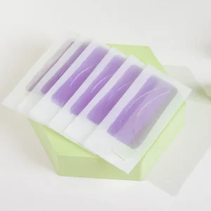 24 Double Sided Eyebrow Wax Strips New Formula with Olive Oil and Beeswax Ready to Use